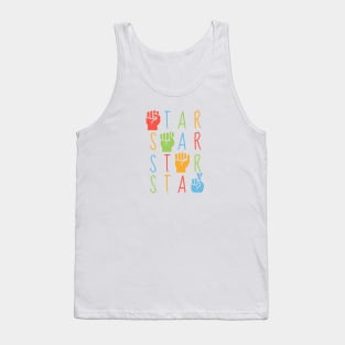 ASL Star- American Sign Language Tank Top